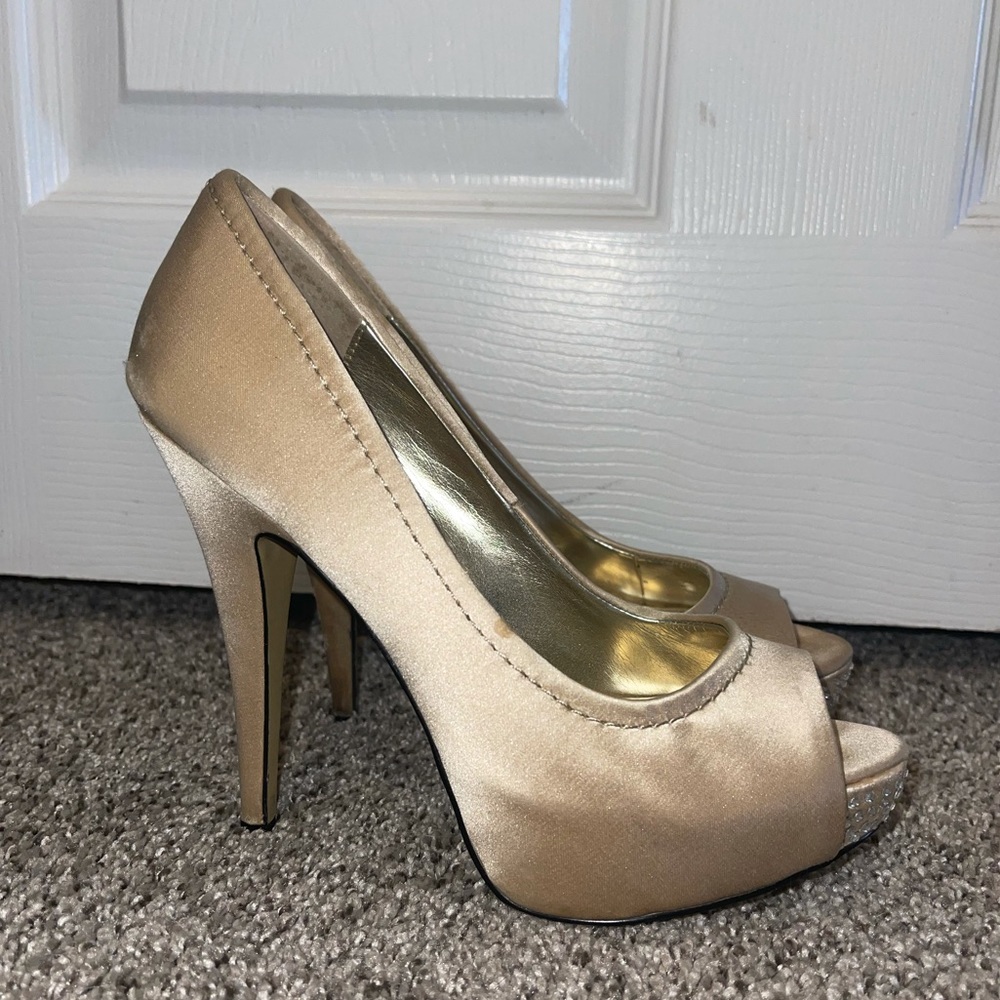 Champagne heels